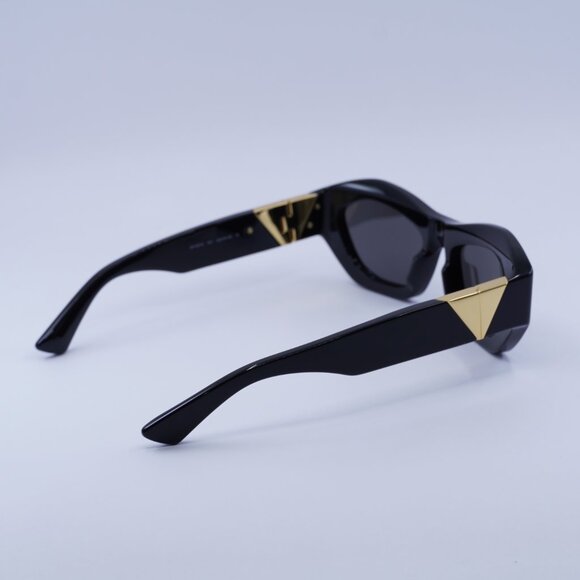 ?️ New Bottega Veneta BV1221S 001 Sunglasses - Black Frame, Grey Lenses main image 12